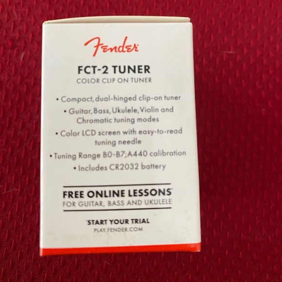 New in original packaging ❤️ - Fender FCT-2 Professional Clip-On Tuner - Picture 5 of 7